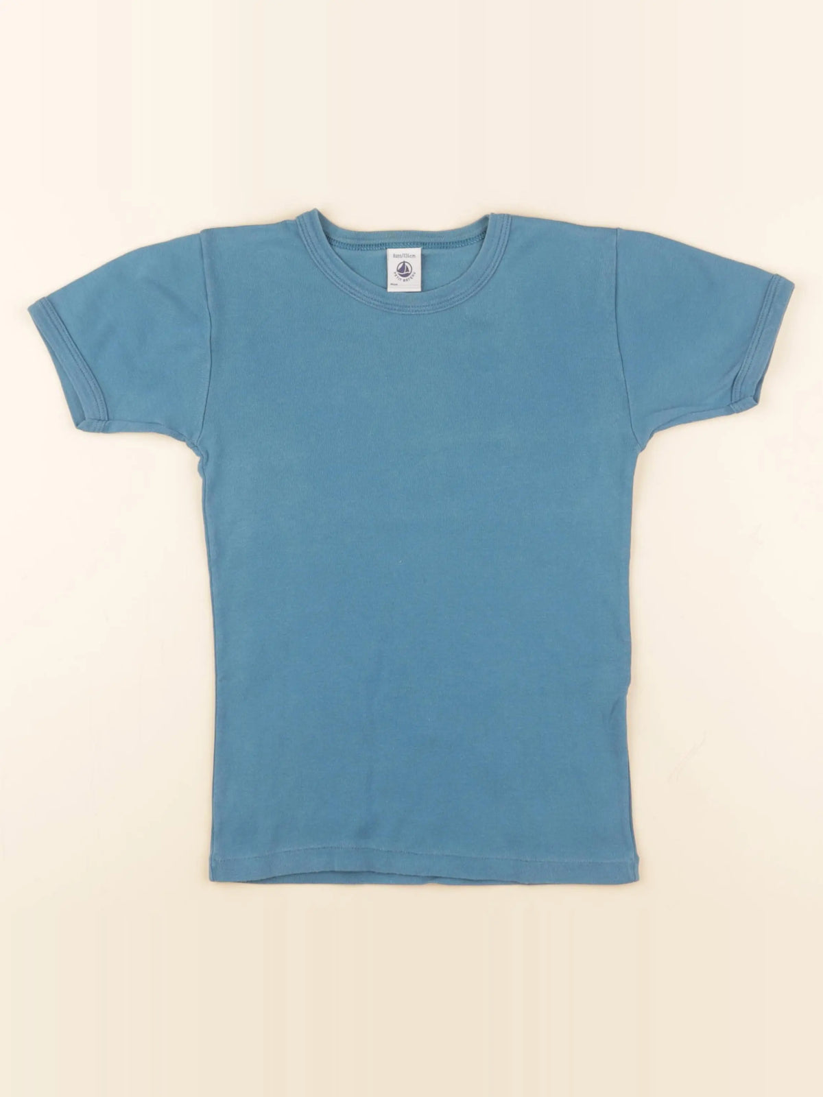Petit Bateau - maillot de corps bleu - 8 ans