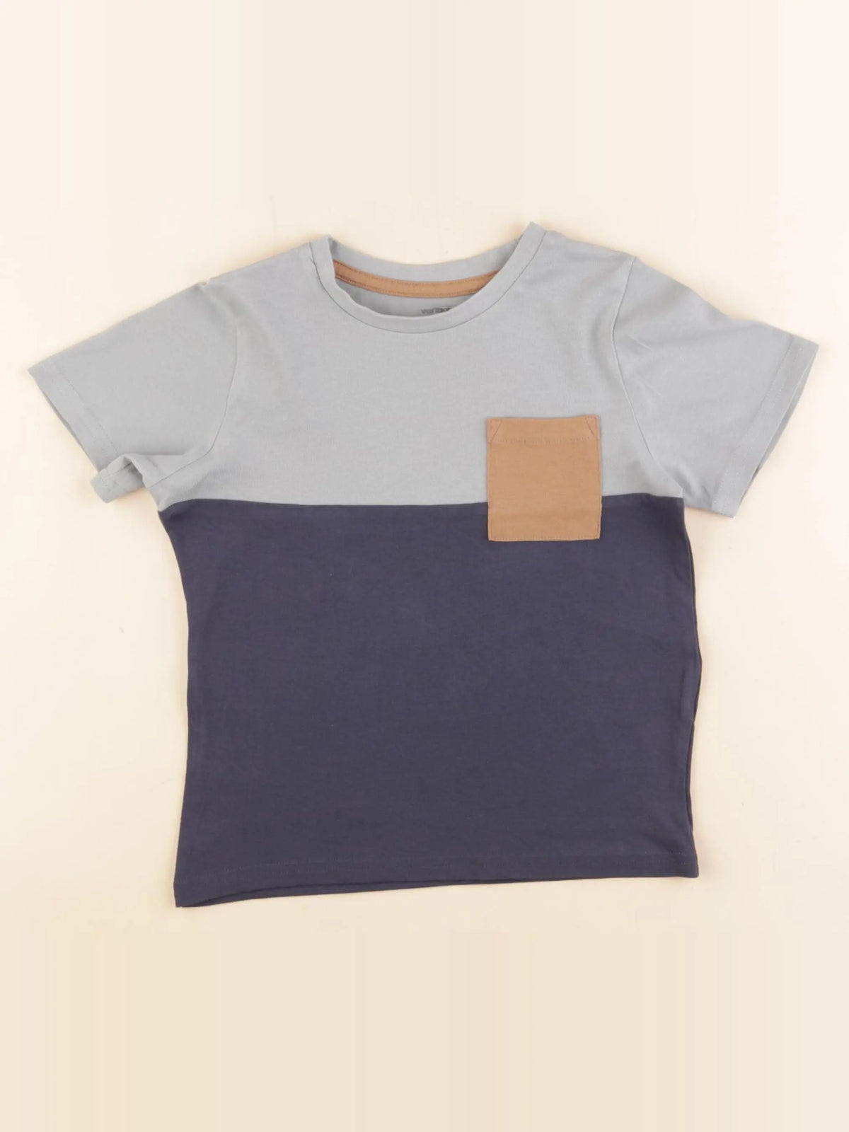 Vertbaudet - tee-shirt bleu - 5 ans