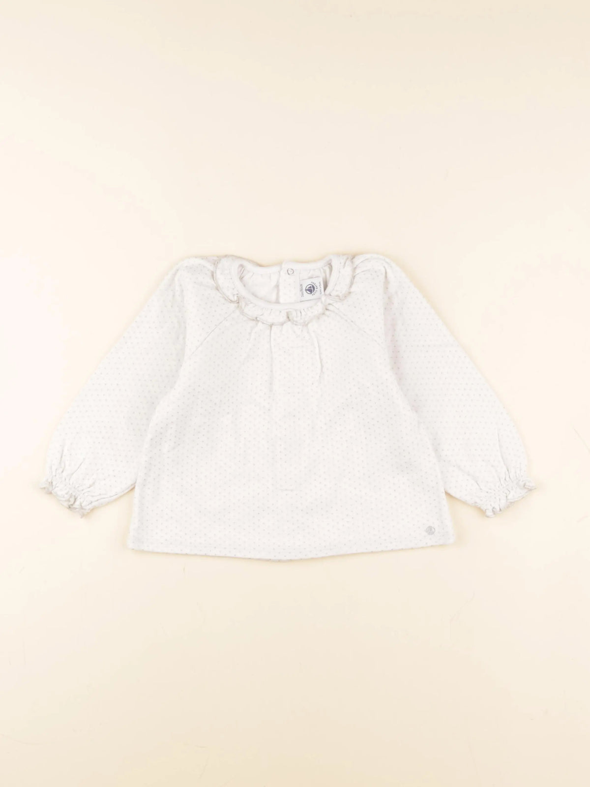 Petit Bateau - tee-shirt beige, argent - 24 mois