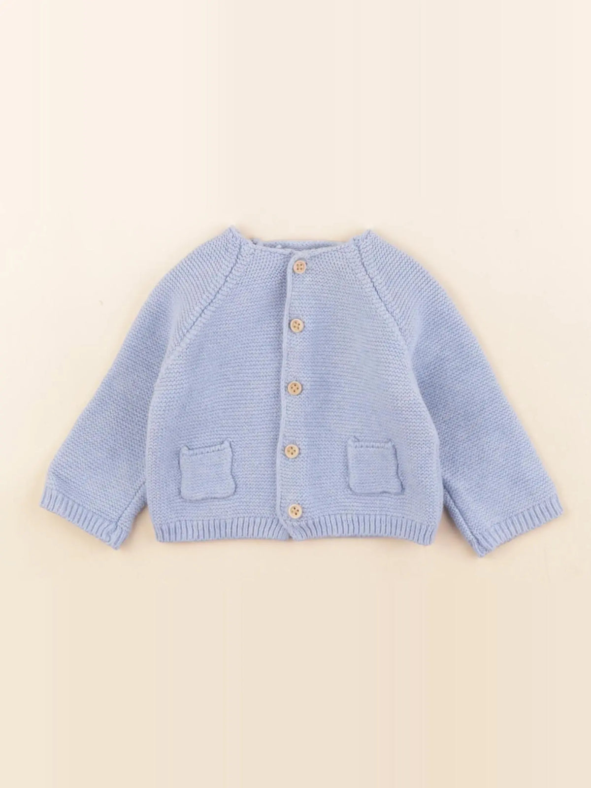 Cyrillus - gilet bleu - 1 mois