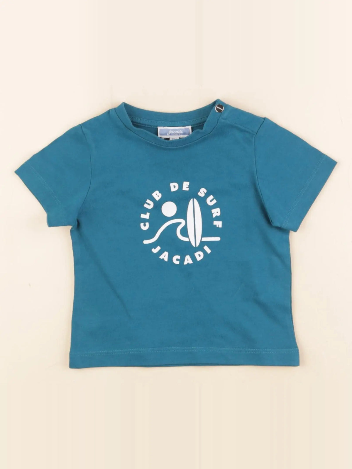 Jacadi - tee-shirt bleu - 12 mois