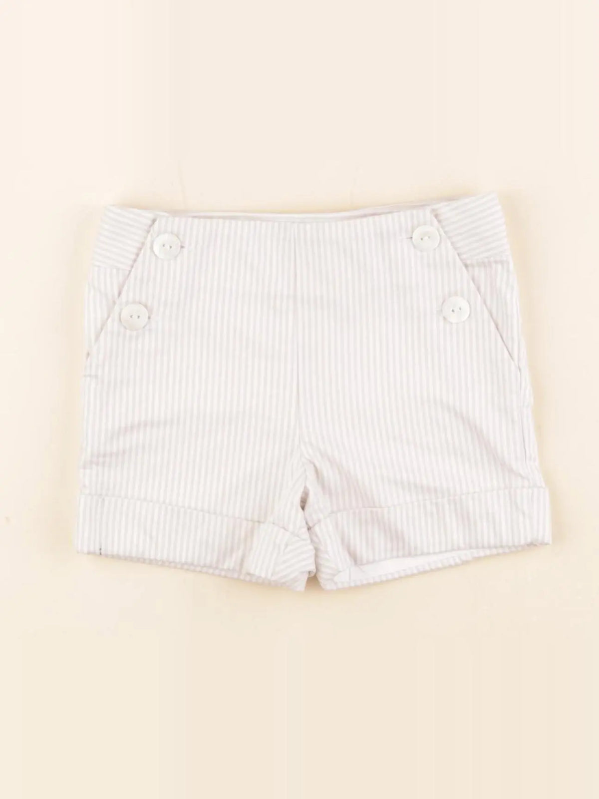 Jacadi - short beige - 12 mois