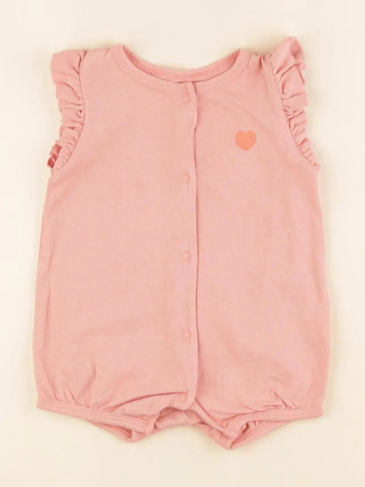 Vertbaudet - combinaison rose - 6 mois