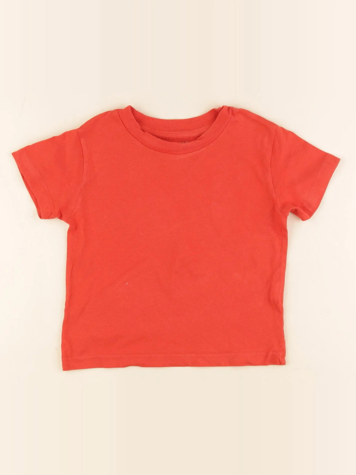 Monoprix - tee-shirt orange - 3 ans