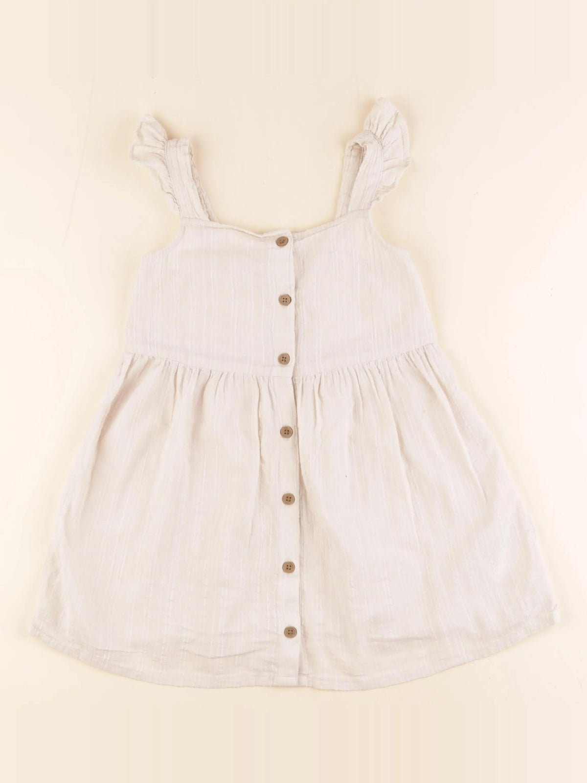 H&M - robe beige - 3/4 ans