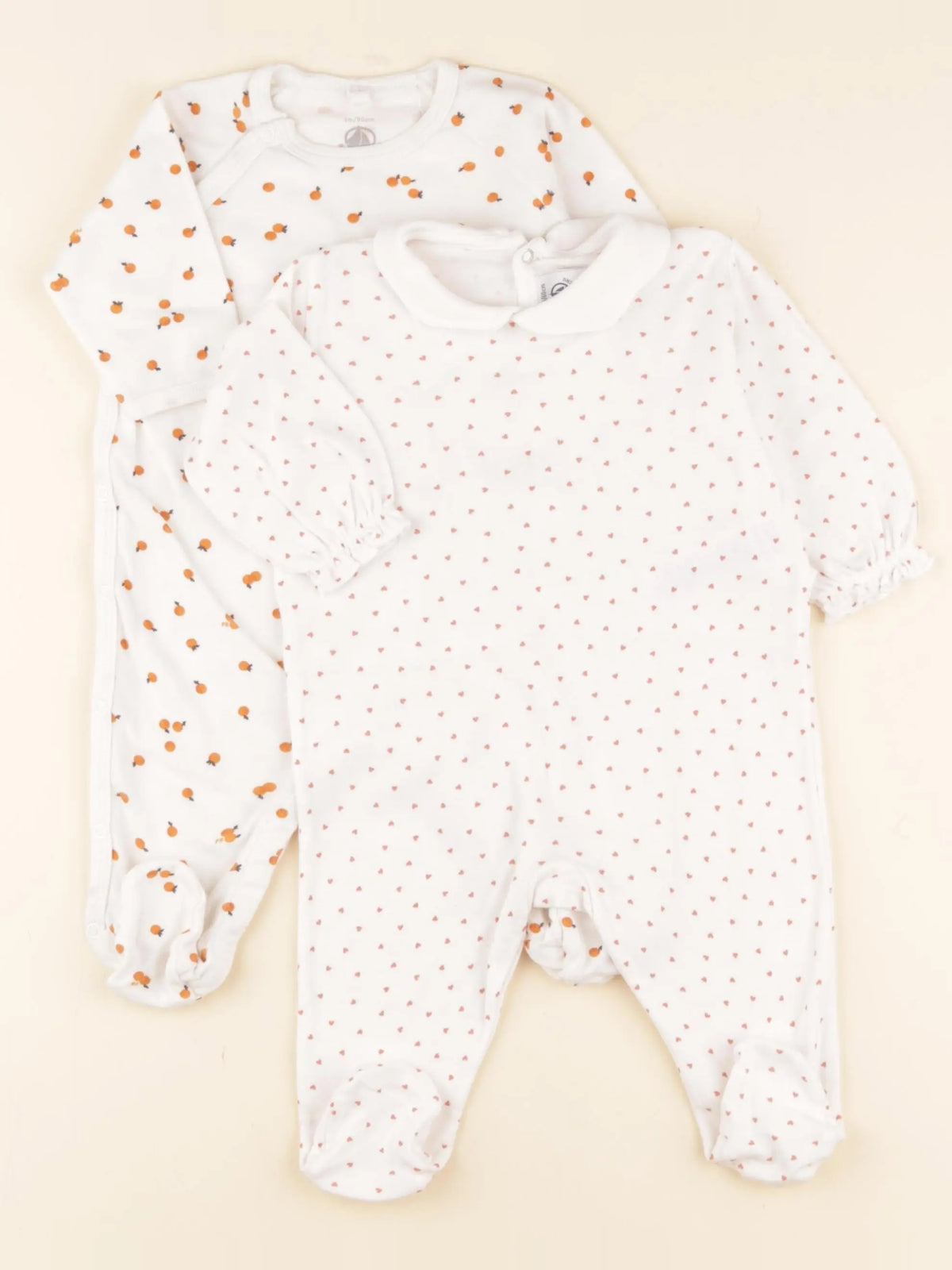 Petit Bateau - lot de 2 pyjamas coton multicolore - 3 mois