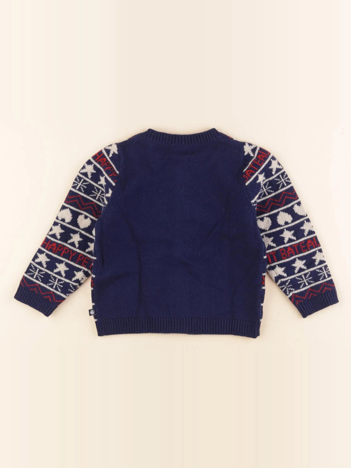 Petit Bateau - gilet bleu - 18 mois