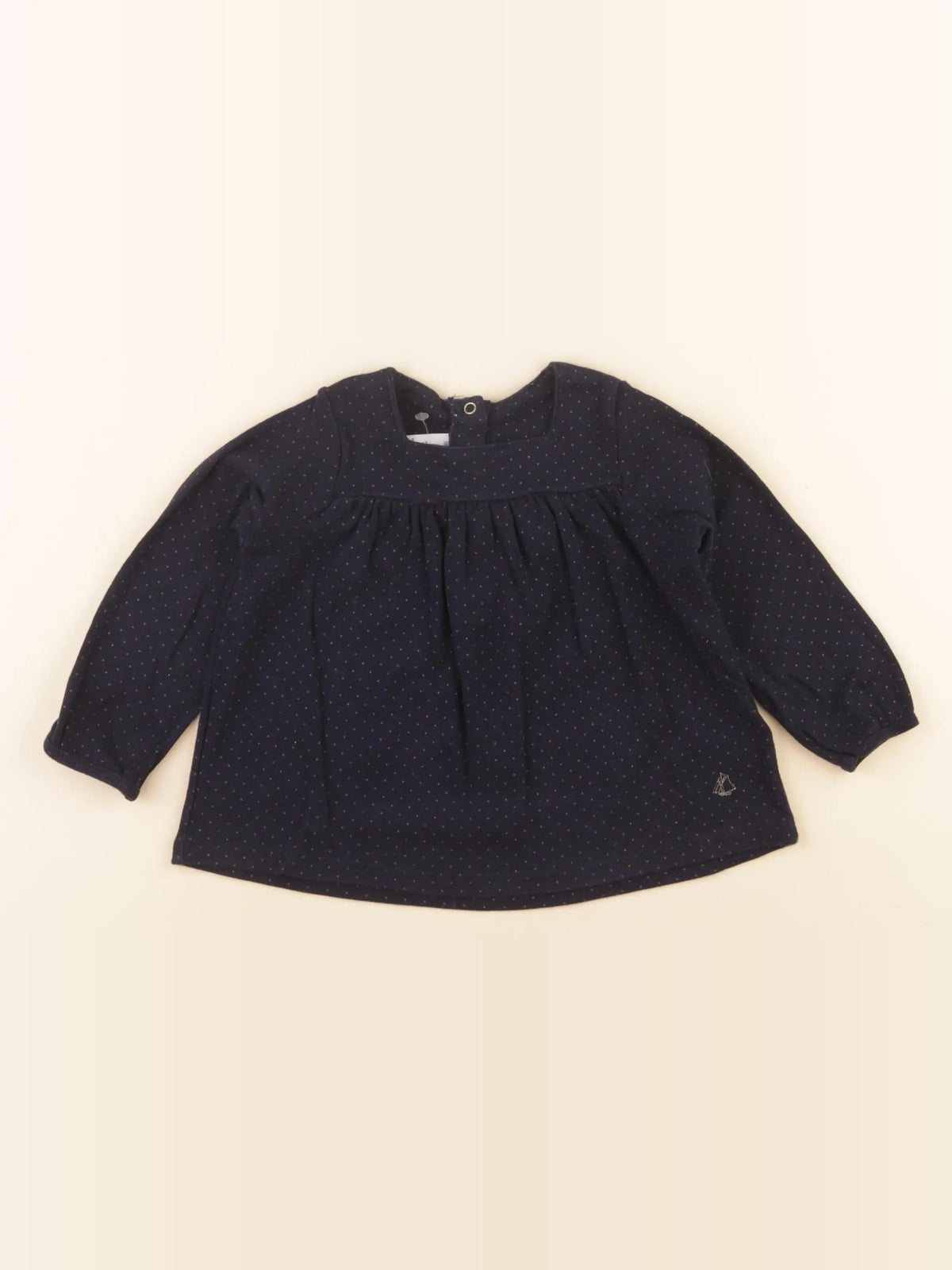 Petit Bateau - tee-shirt bleu - 18 mois