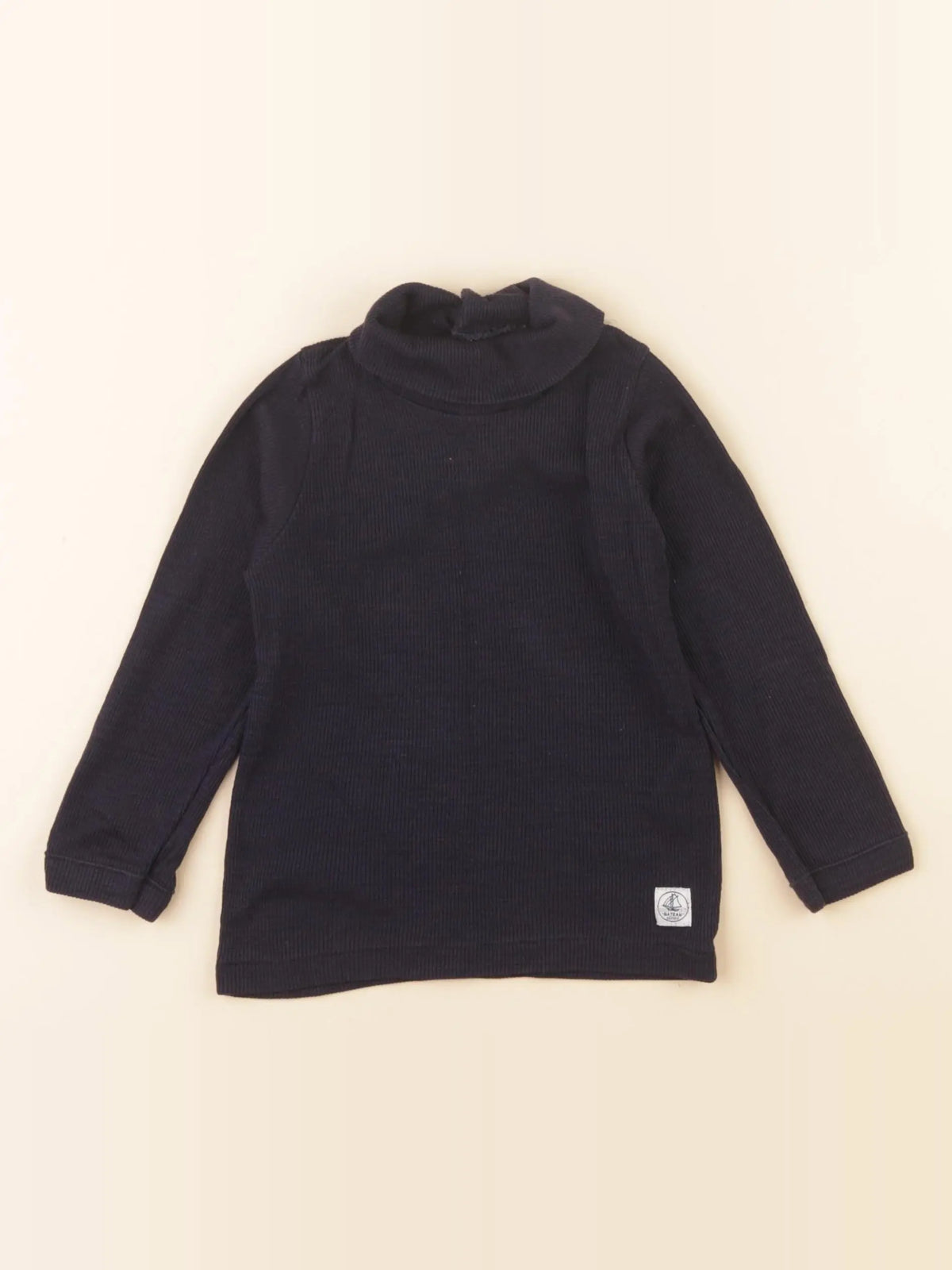 Petit Bateau - sous-pull bleu - 24 mois