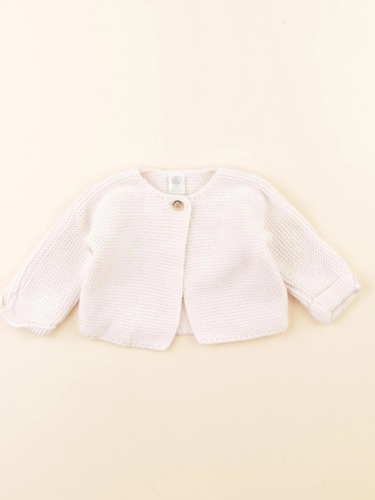 Petit Bateau - gilet rose - 1 mois