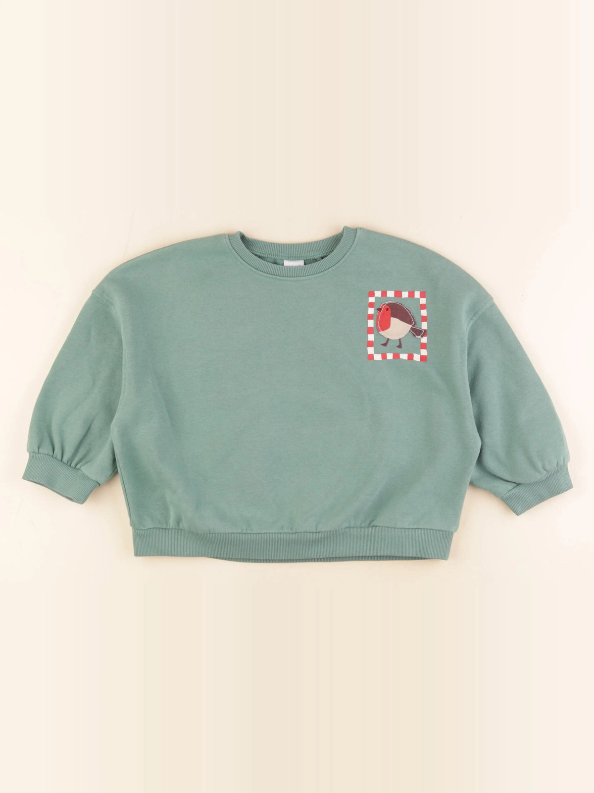 Next - sweat imprimé au dos vert - 4/5 ans