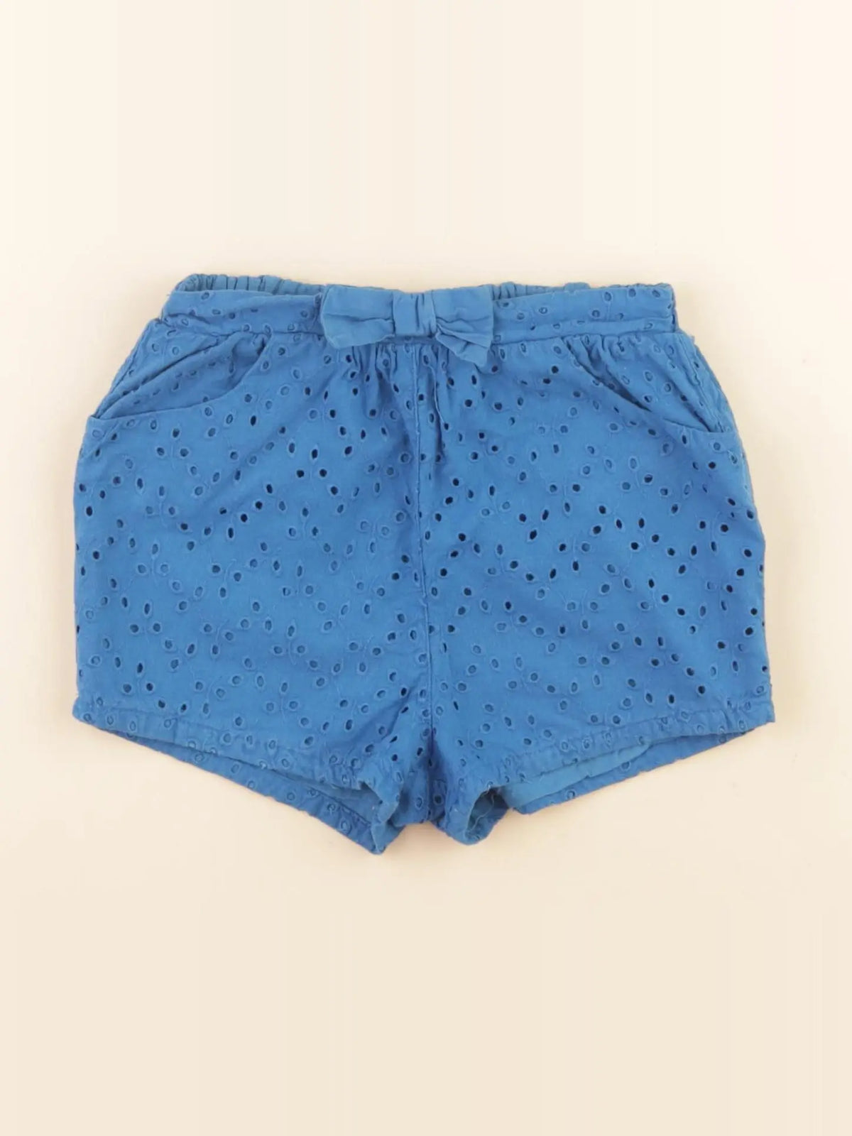 Petit Bateau - short bleu - 36 mois