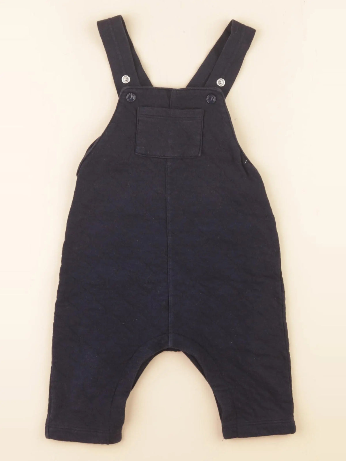 Petit Bateau - salopette bleu - 12 mois