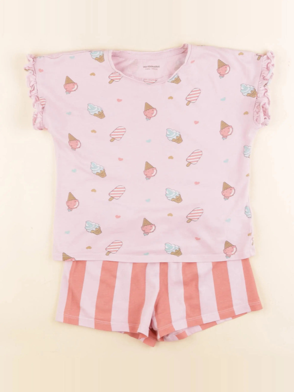 Vertbaudet - pyjama coton multicolore - 5 ans