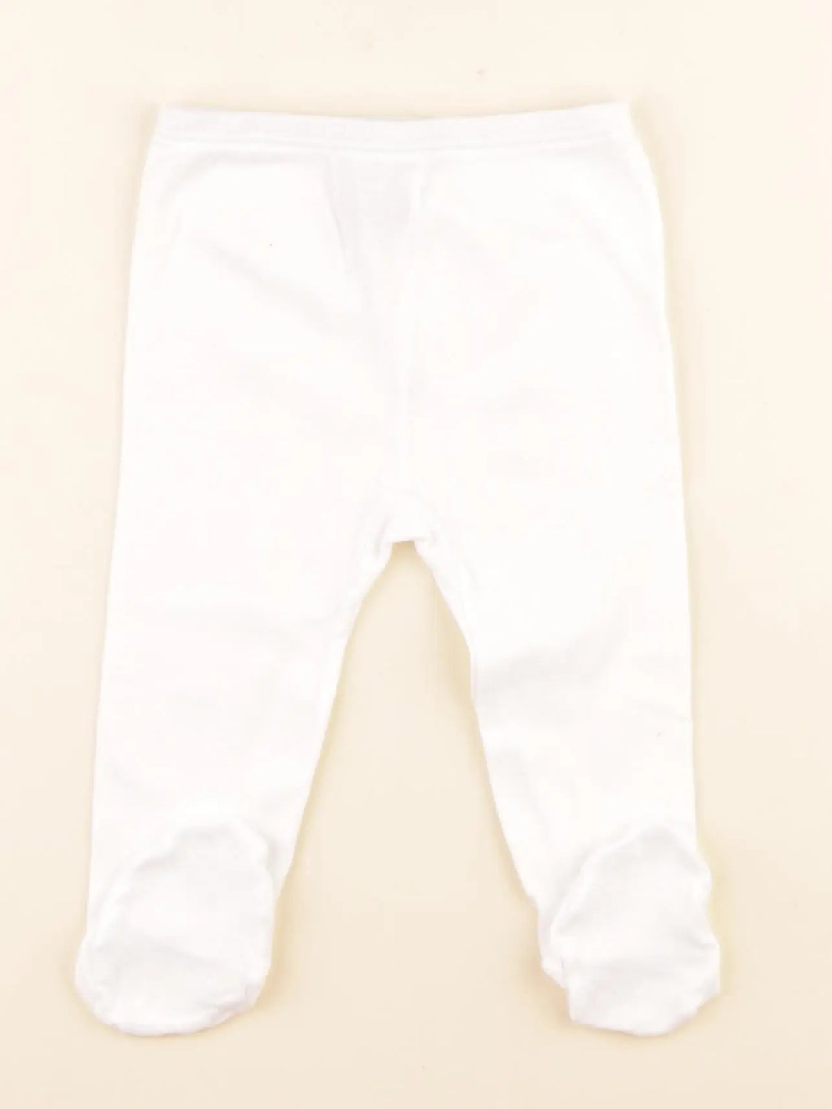 Petit Bateau - legging blanc - 6 mois