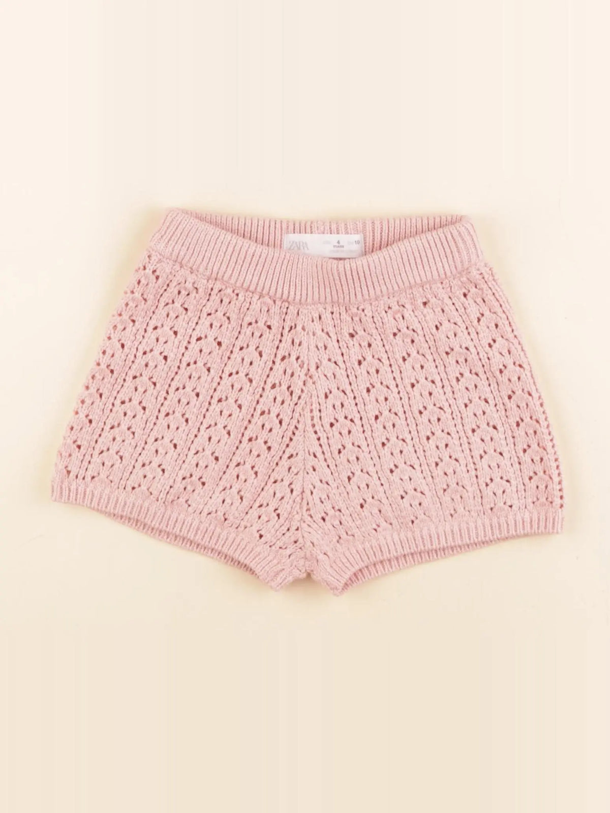 Zara - short rose - 4 ans