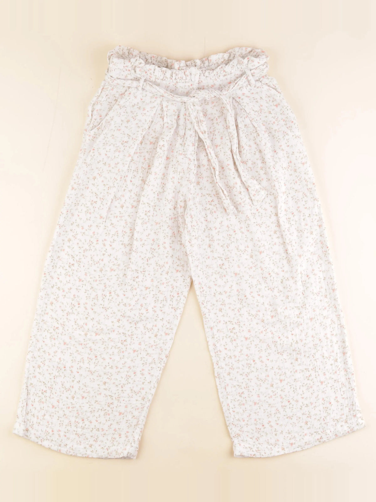 Vertbaudet - pantalon blanc - 10 ans