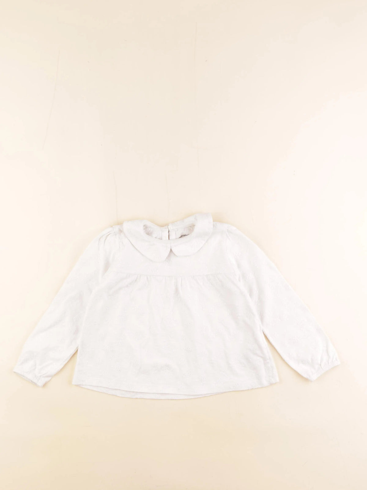 Vertbaudet - tee-shirt blanc - 4 ans