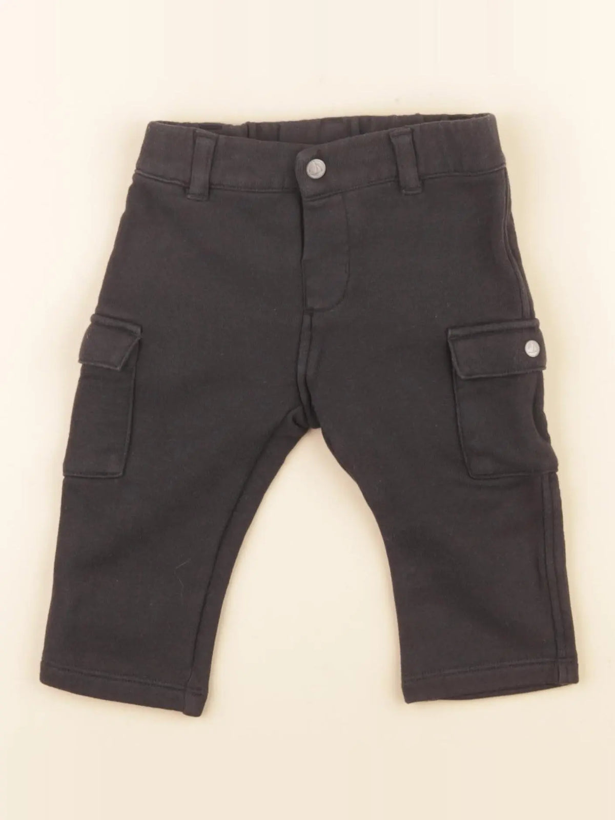 Petit Bateau - pantalon noir - 6 mois