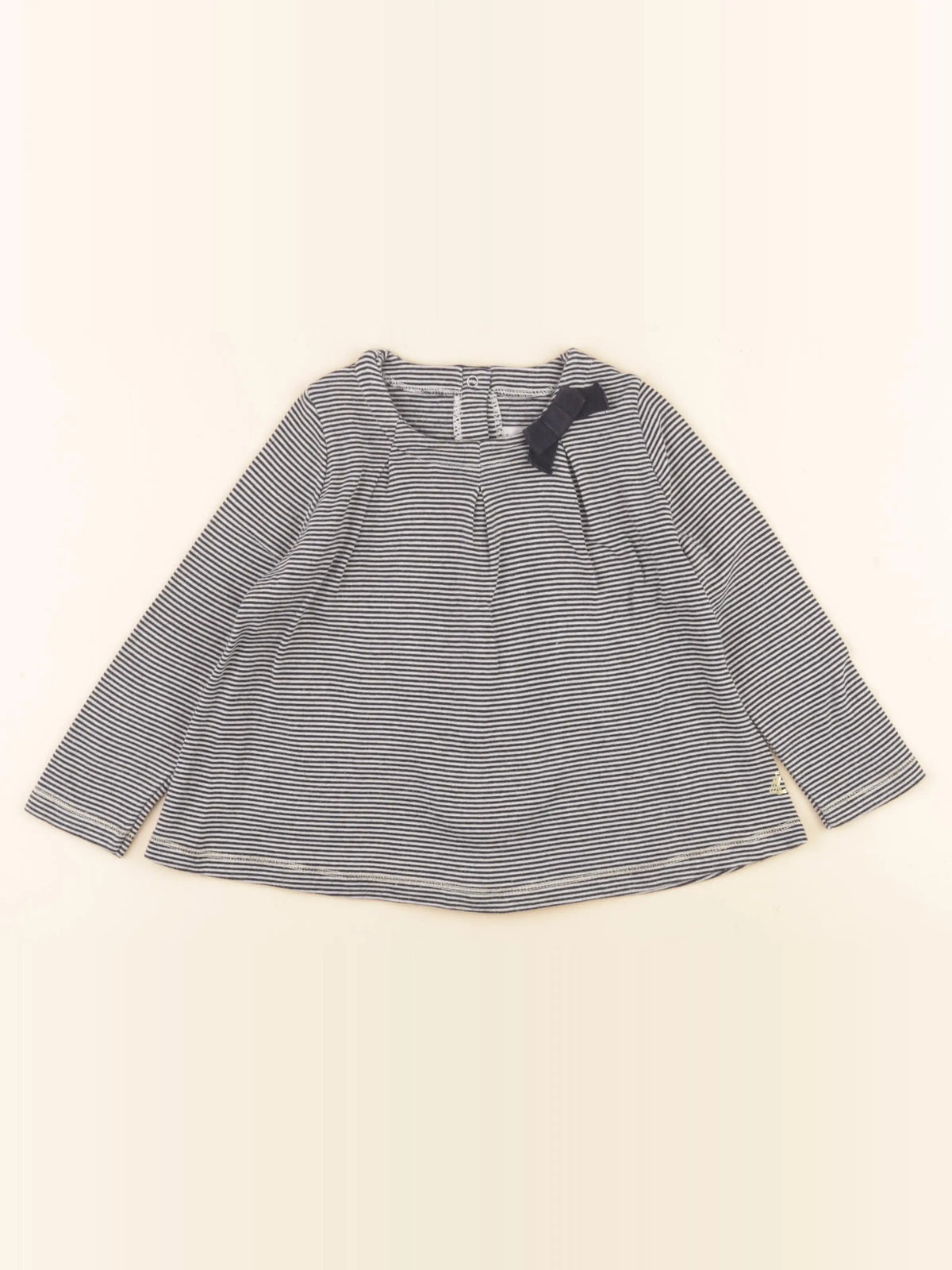 Petit Bateau - tee-shirt bleu - 24 mois