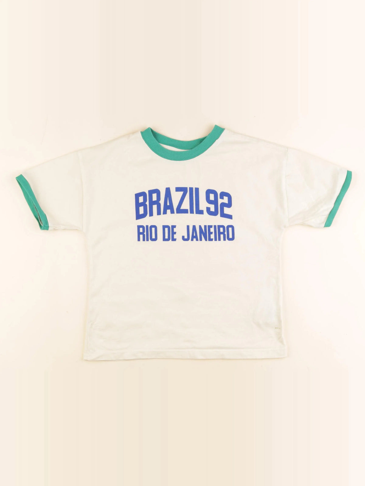 Zara - tee-shirt beige - 6 ans