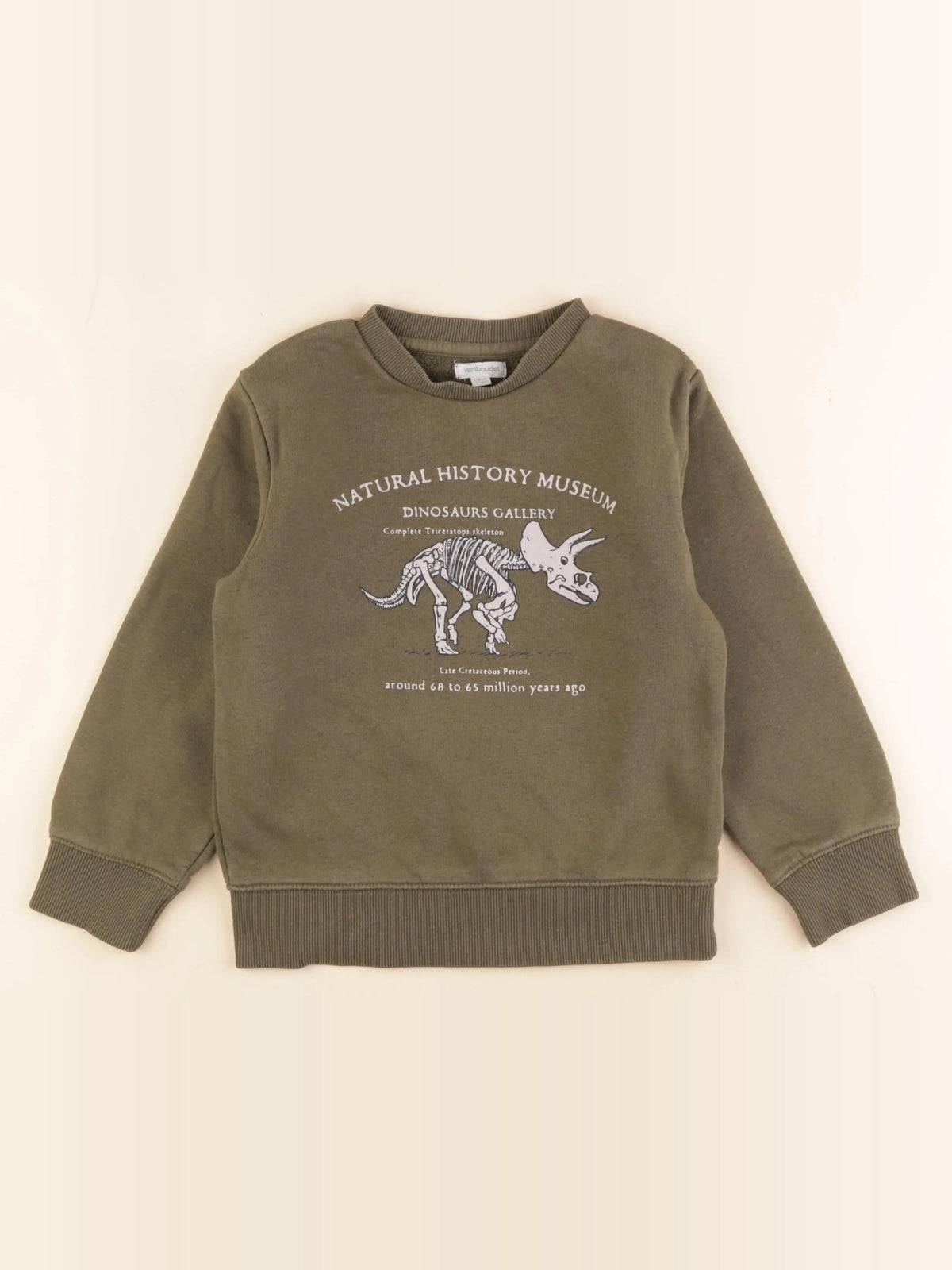 Vertbaudet - sweat vert - 6 ans