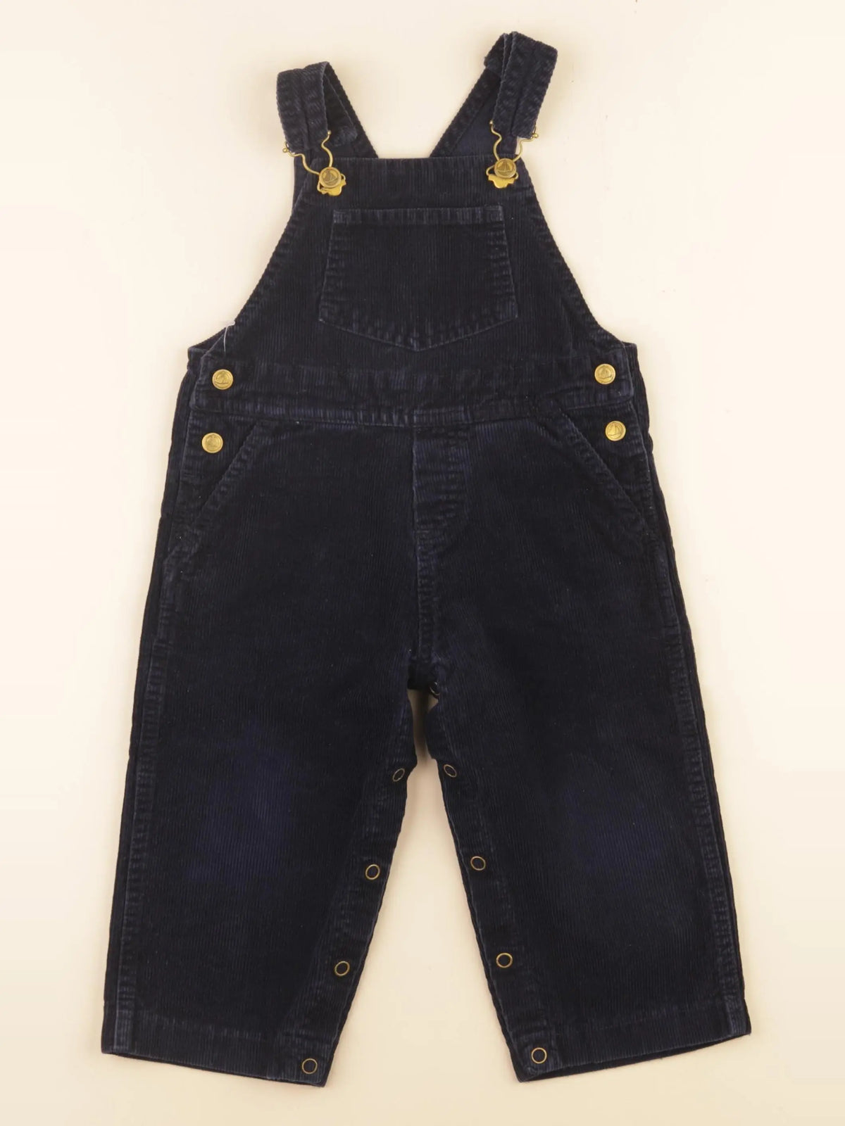 Petit Bateau - salopette bleu - 18 mois