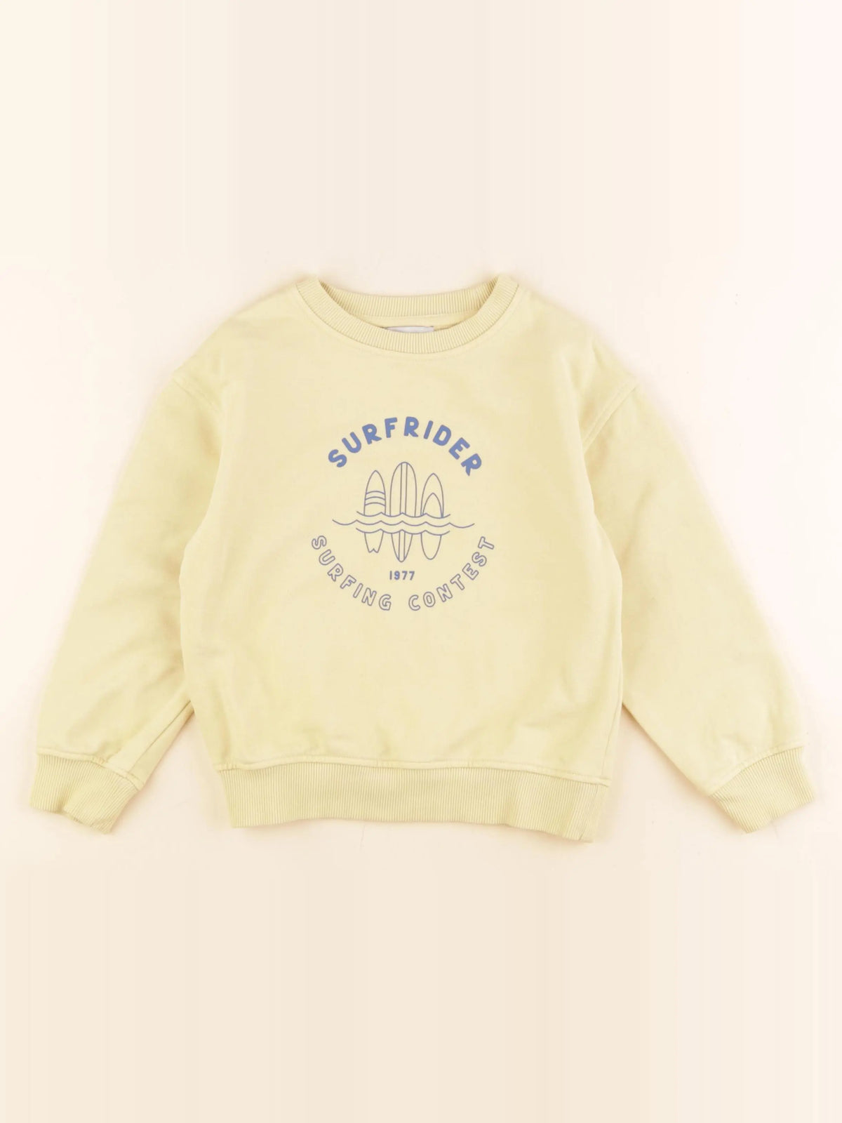 Cyrillus - sweat jaune - 6 ans
