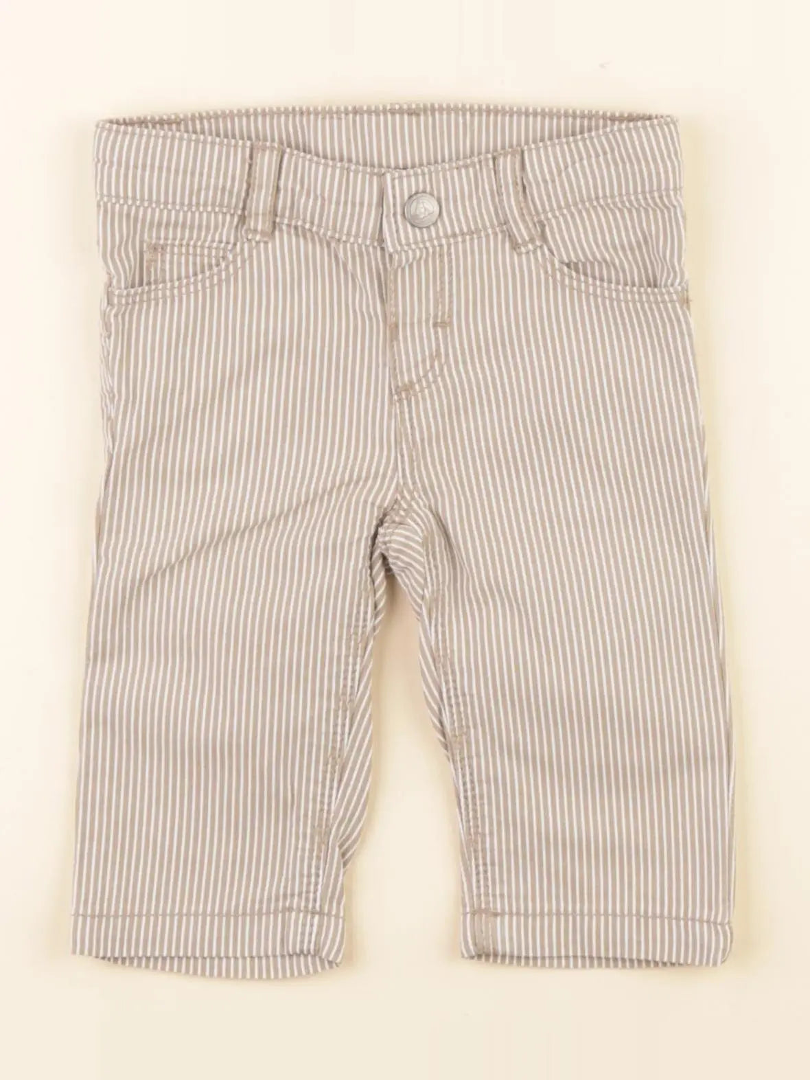 Petit Bateau - pantalon marron - 3 mois