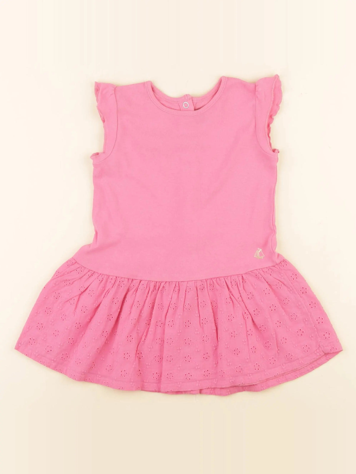 Petit Bateau - robe rose - 18 mois