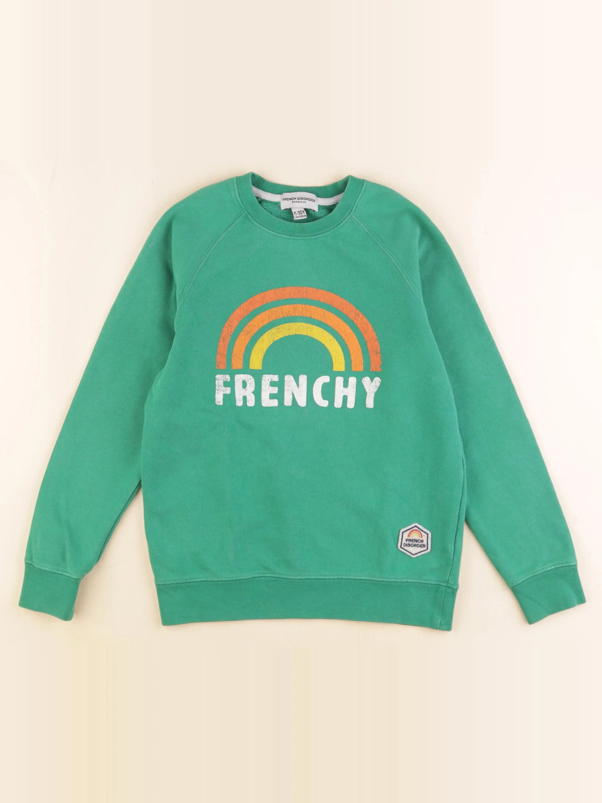 French Disorder - sweat vert - 9/10 ans