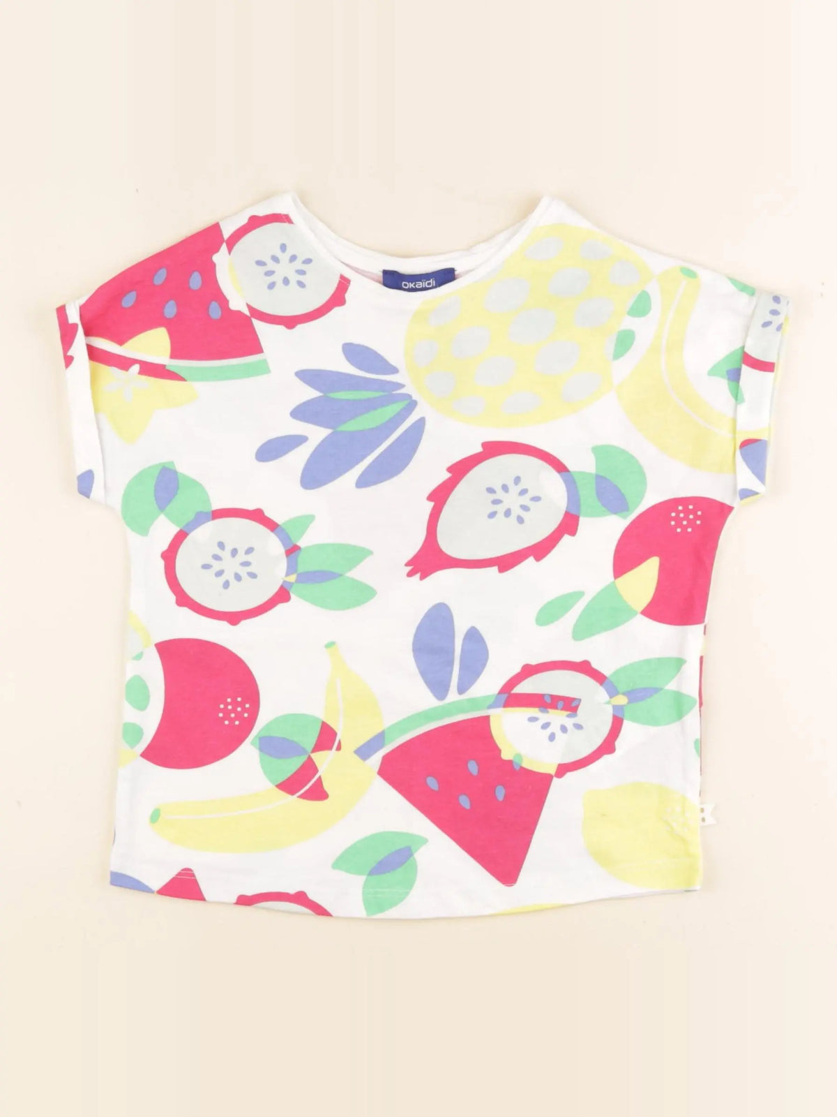 Okaidi - tee-shirt blanc - 4 ans