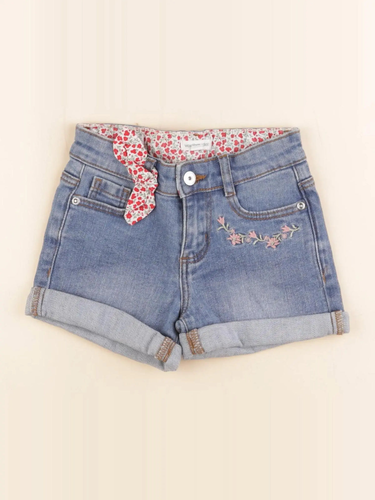 Vertbaudet - short bleu - 5 ans