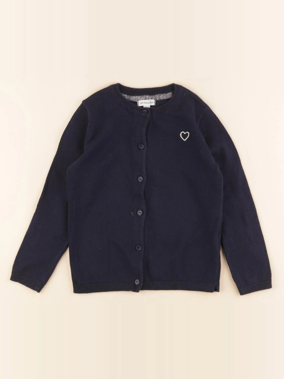 Vertbaudet - gilet bleu - 4 ans