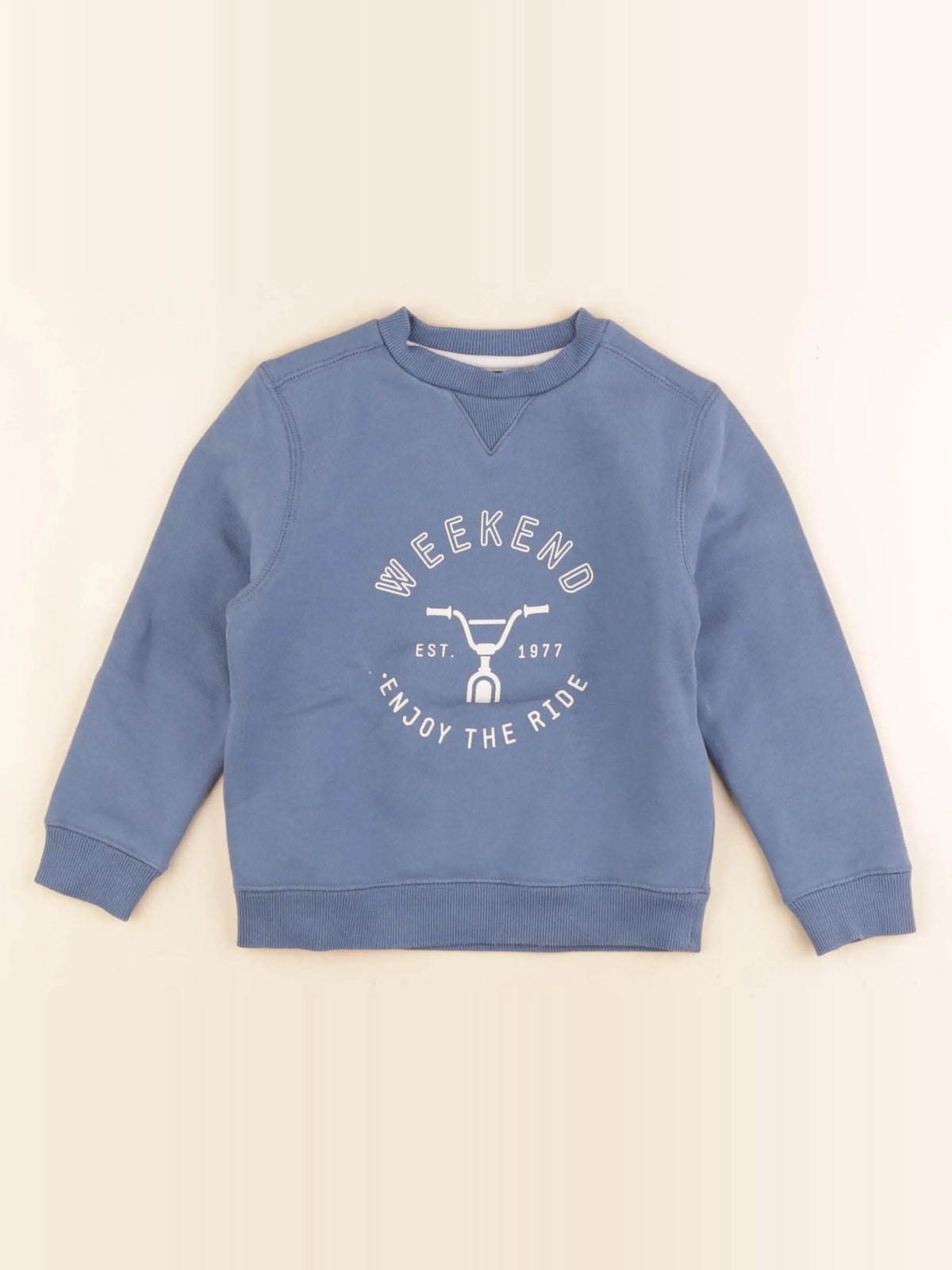 Cyrillus - sweat bleu - 4 ans