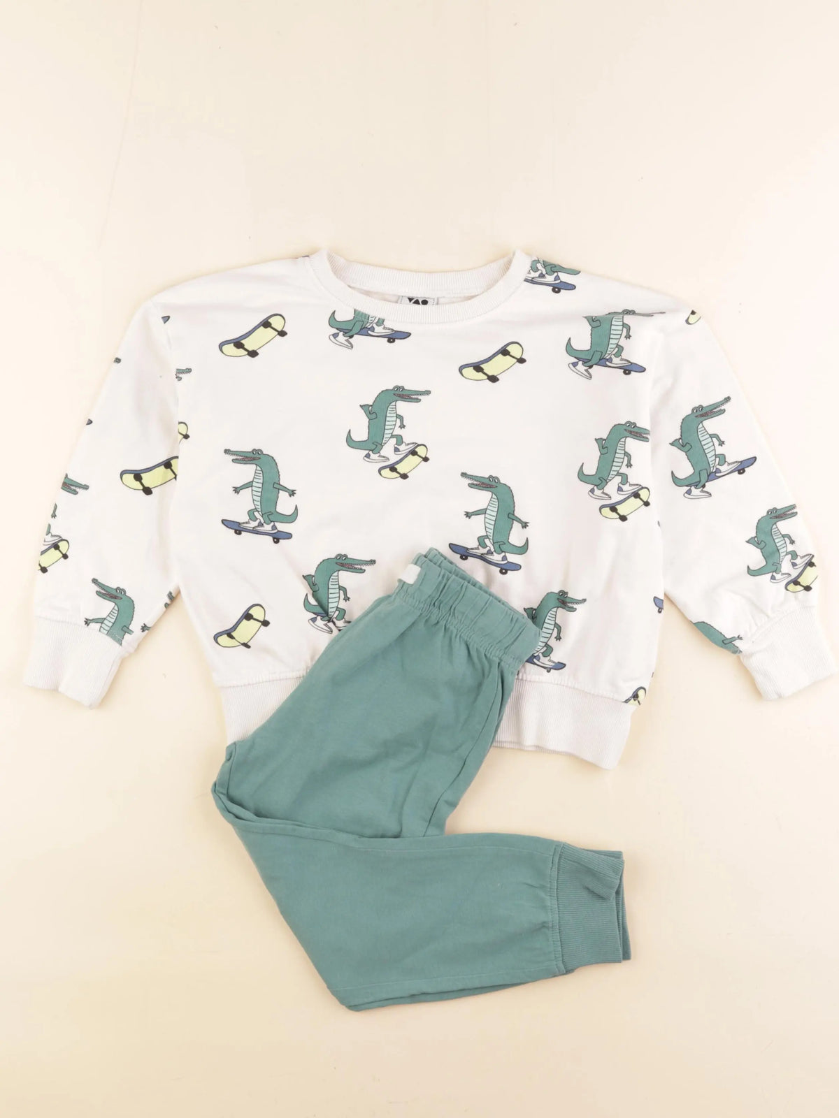 Tape à l'oeil - pyjama coton vert - 4 ans