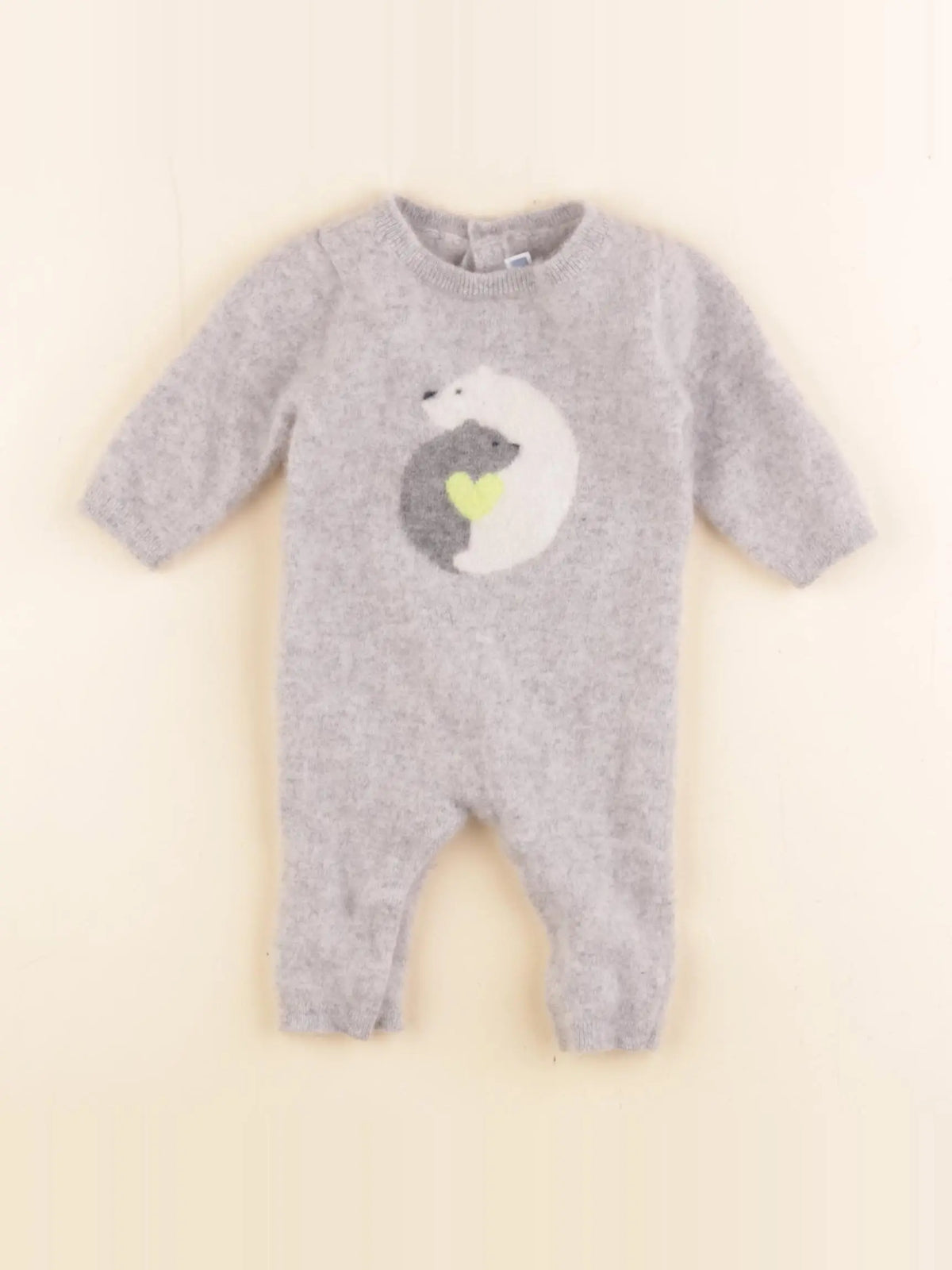 Jacadi - combinaison gris - 3 mois