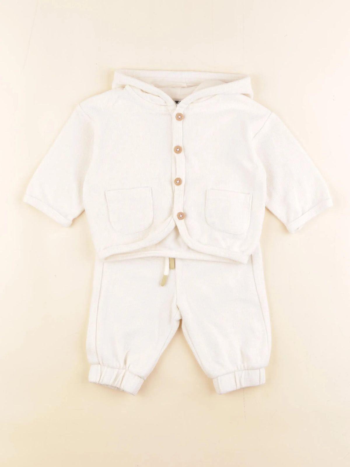 Tape à l'oeil - ensemble beige - 6 mois