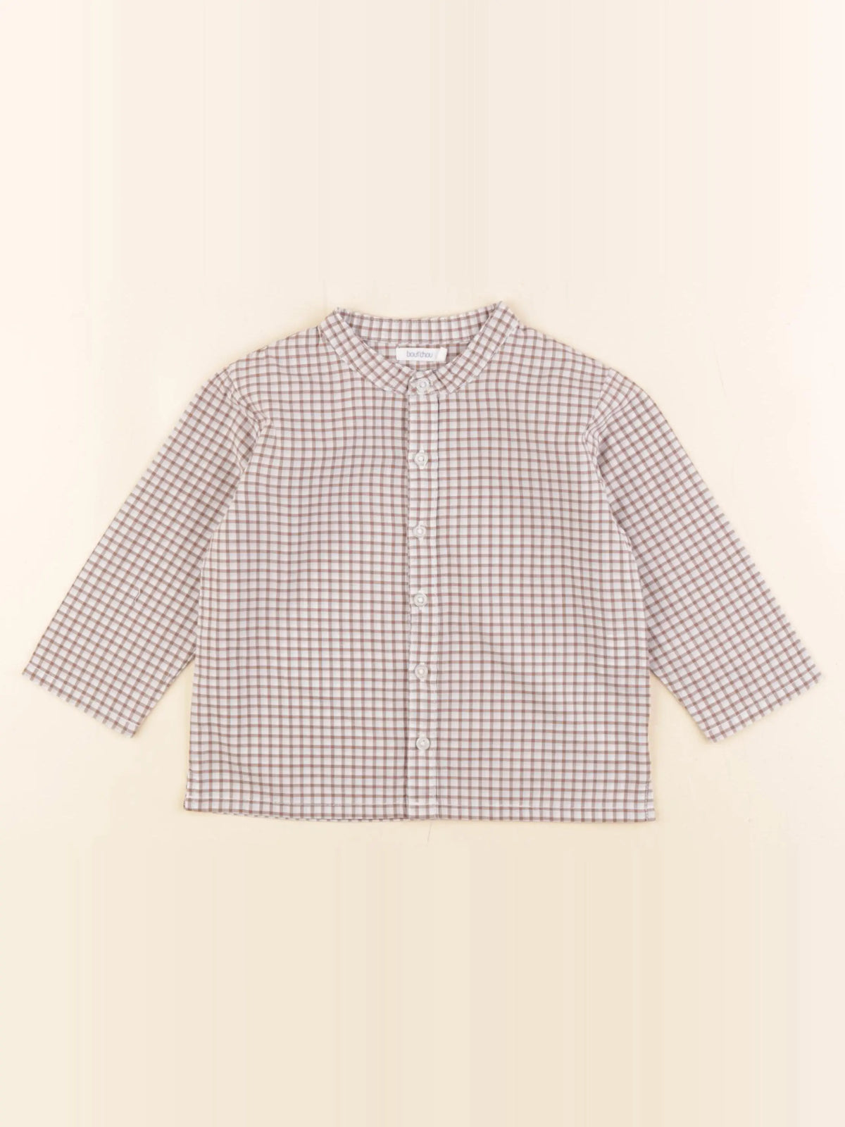 Boutchou - chemise marron - 12 mois