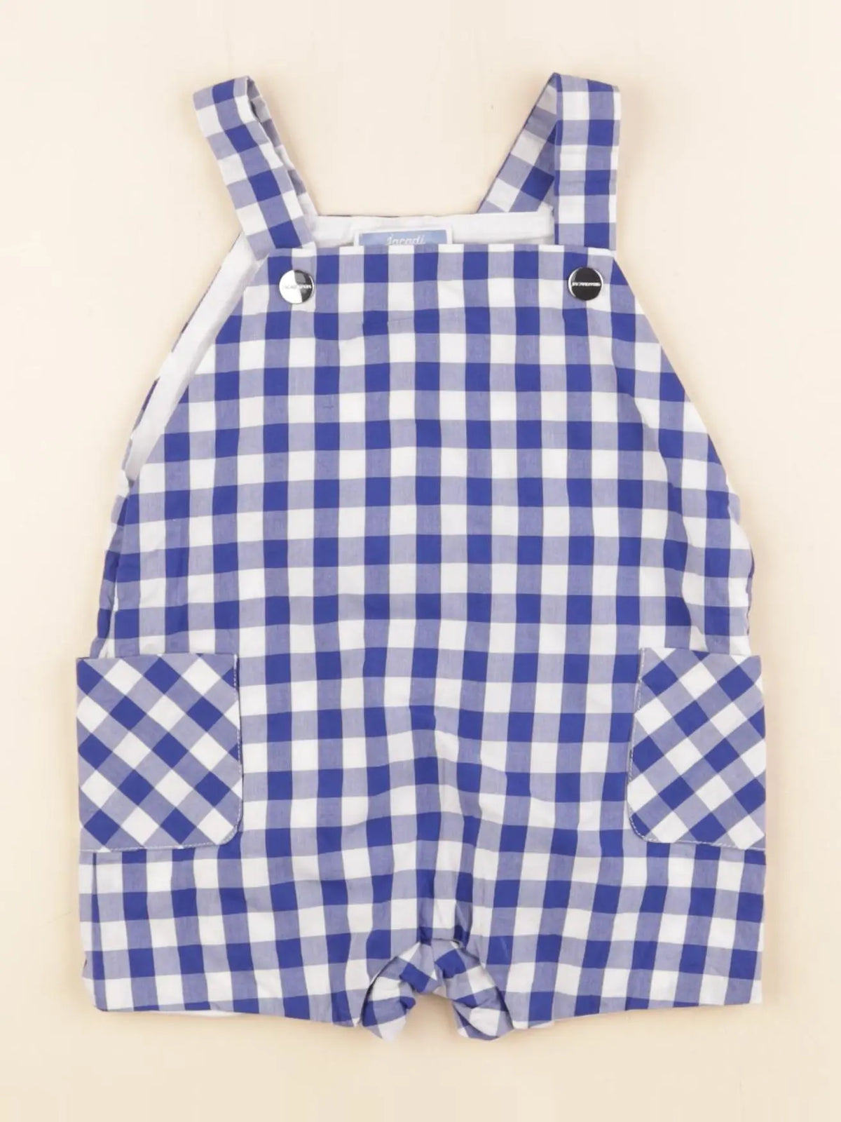 Jacadi - combinaison blanc, bleu - 12 mois