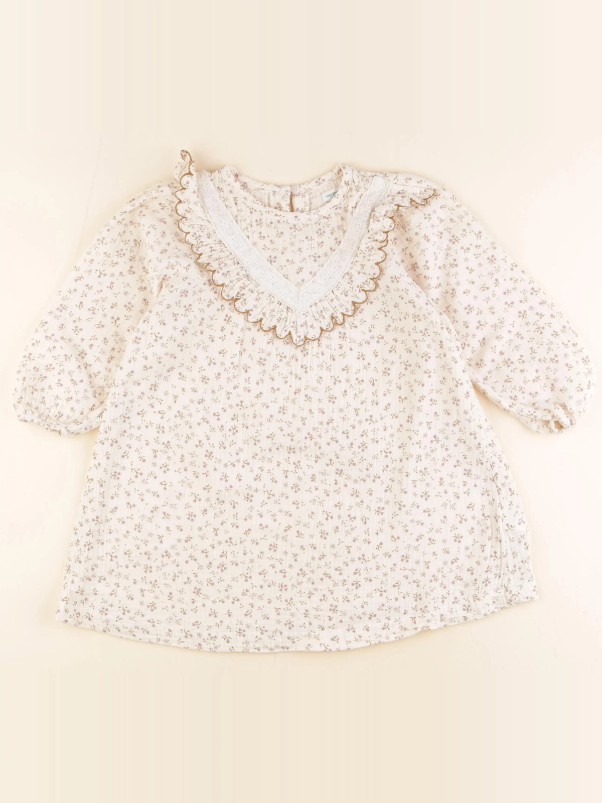 Vertbaudet - robe multicolore - 4 ans
