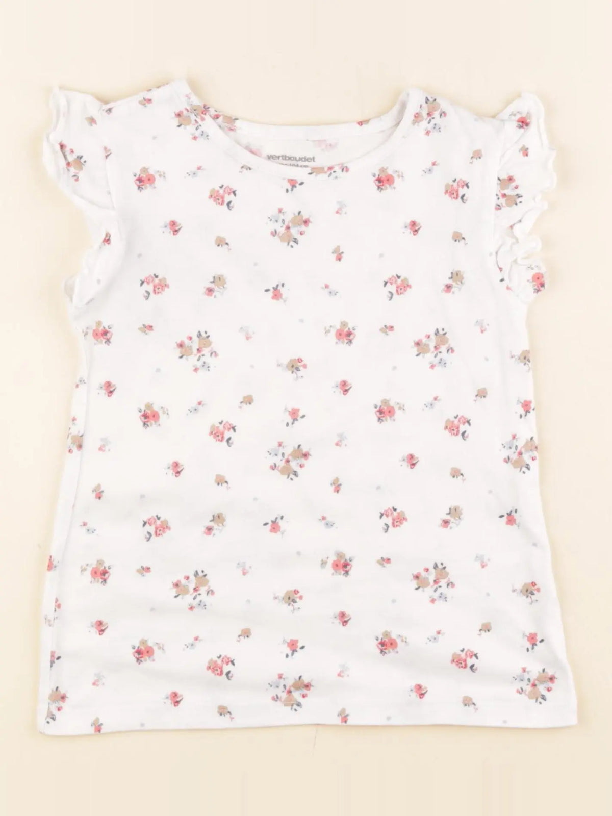 Vertbaudet - tee-shirt multicolore - 4 ans