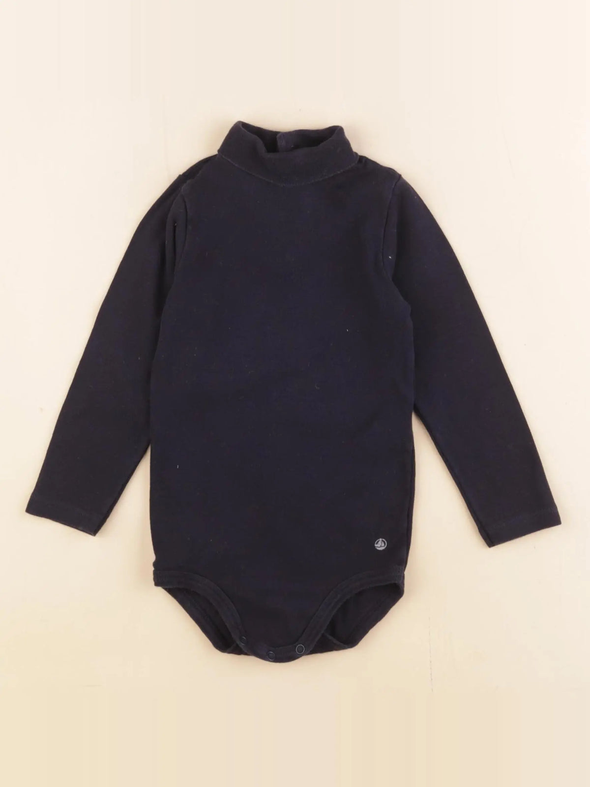 Petit Bateau - body à col bleu - 18 mois