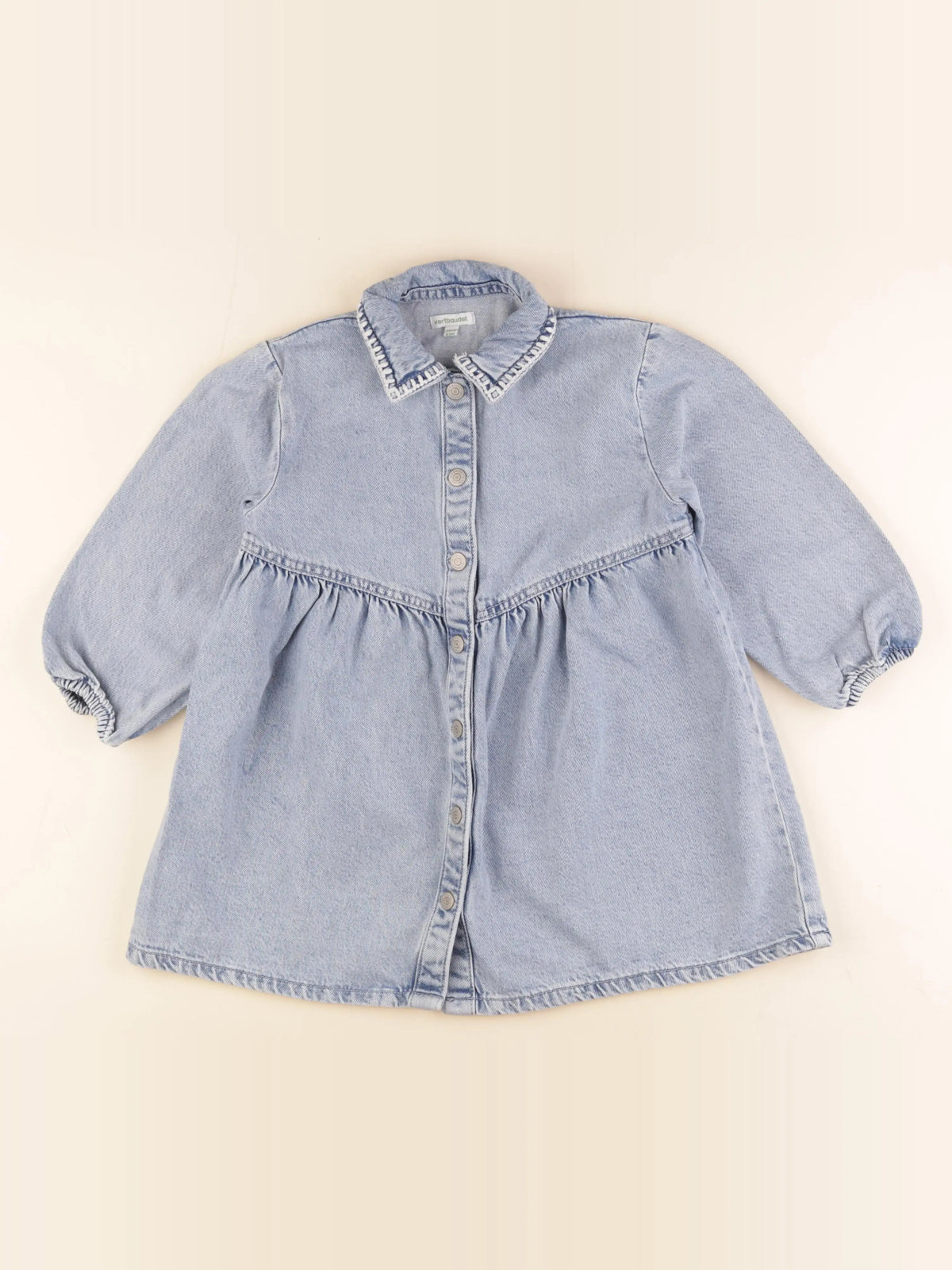 Vertbaudet - robe bleu - 6 ans