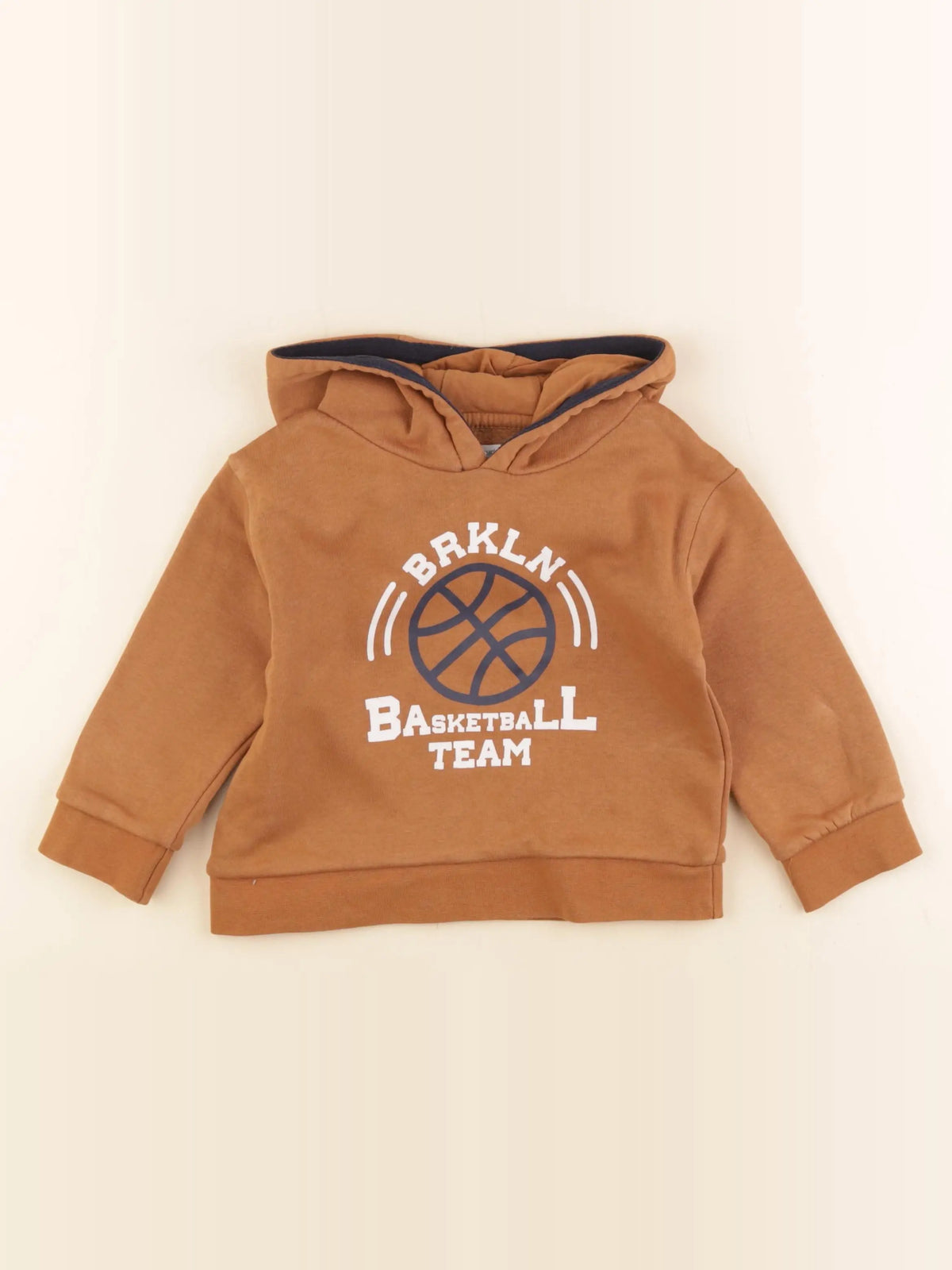 Vertbaudet - sweat marron - 3 ans