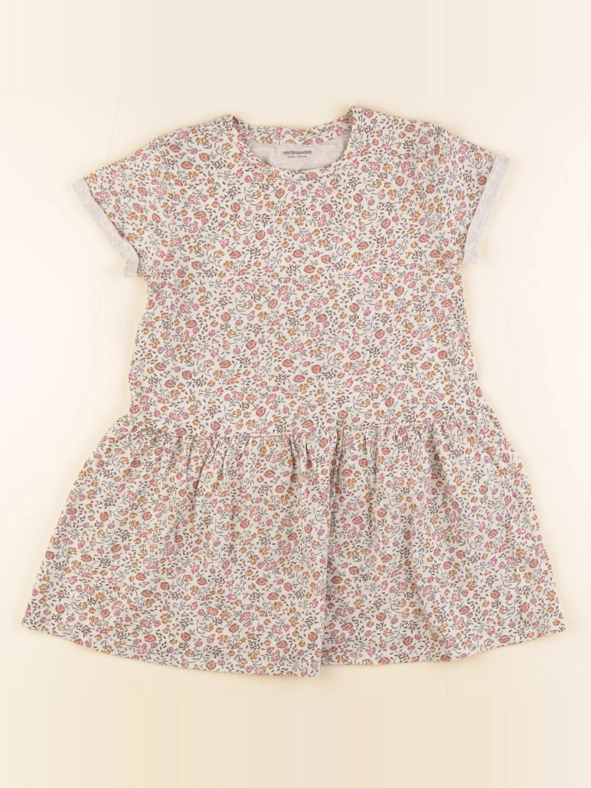 Vertbaudet - robe multicolore - 6 ans