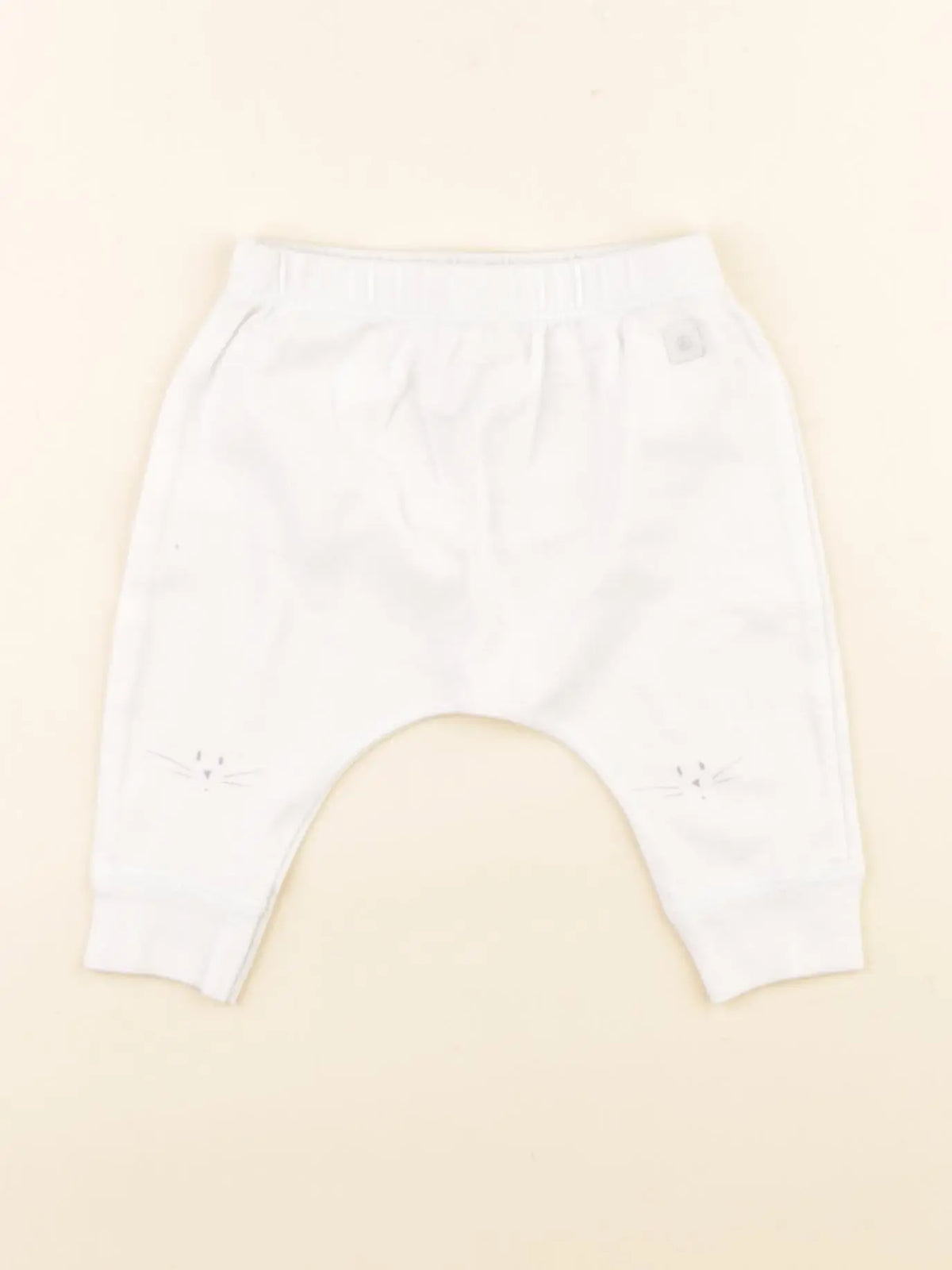 Petit Bateau - sarouel blanc - 1 mois