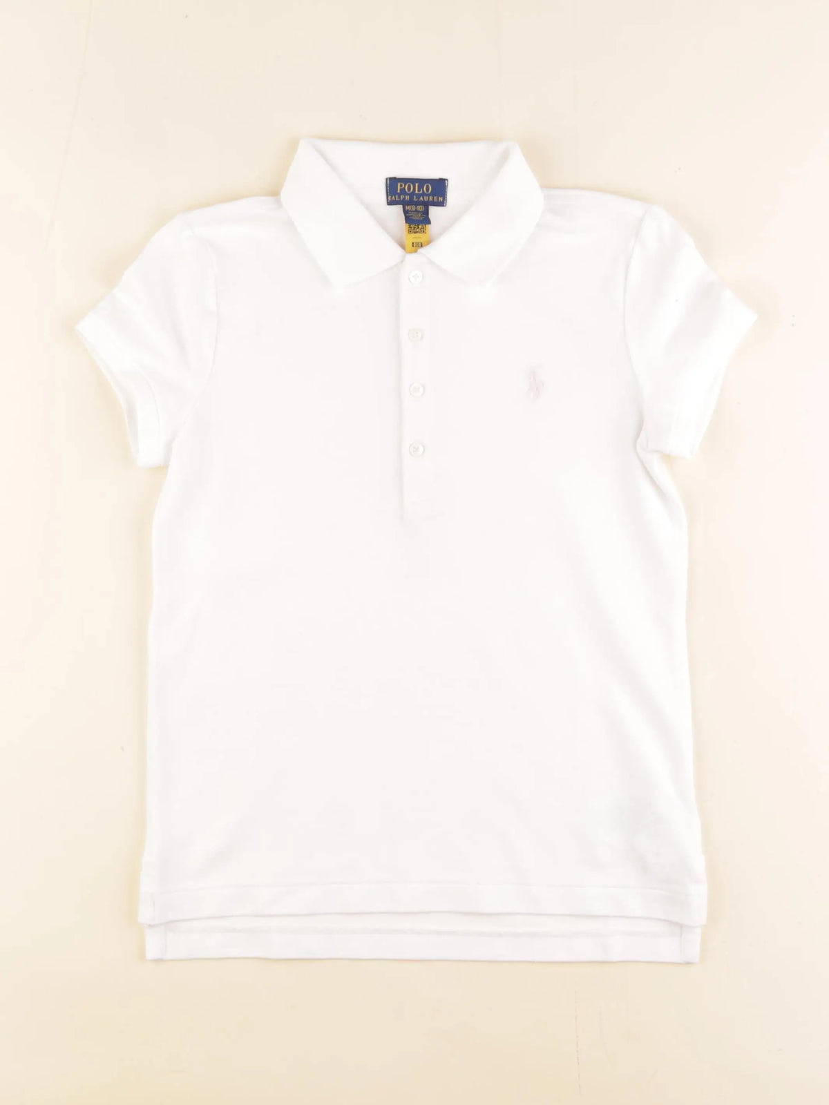 Ralph Lauren - polo blanc - 8/10 ans