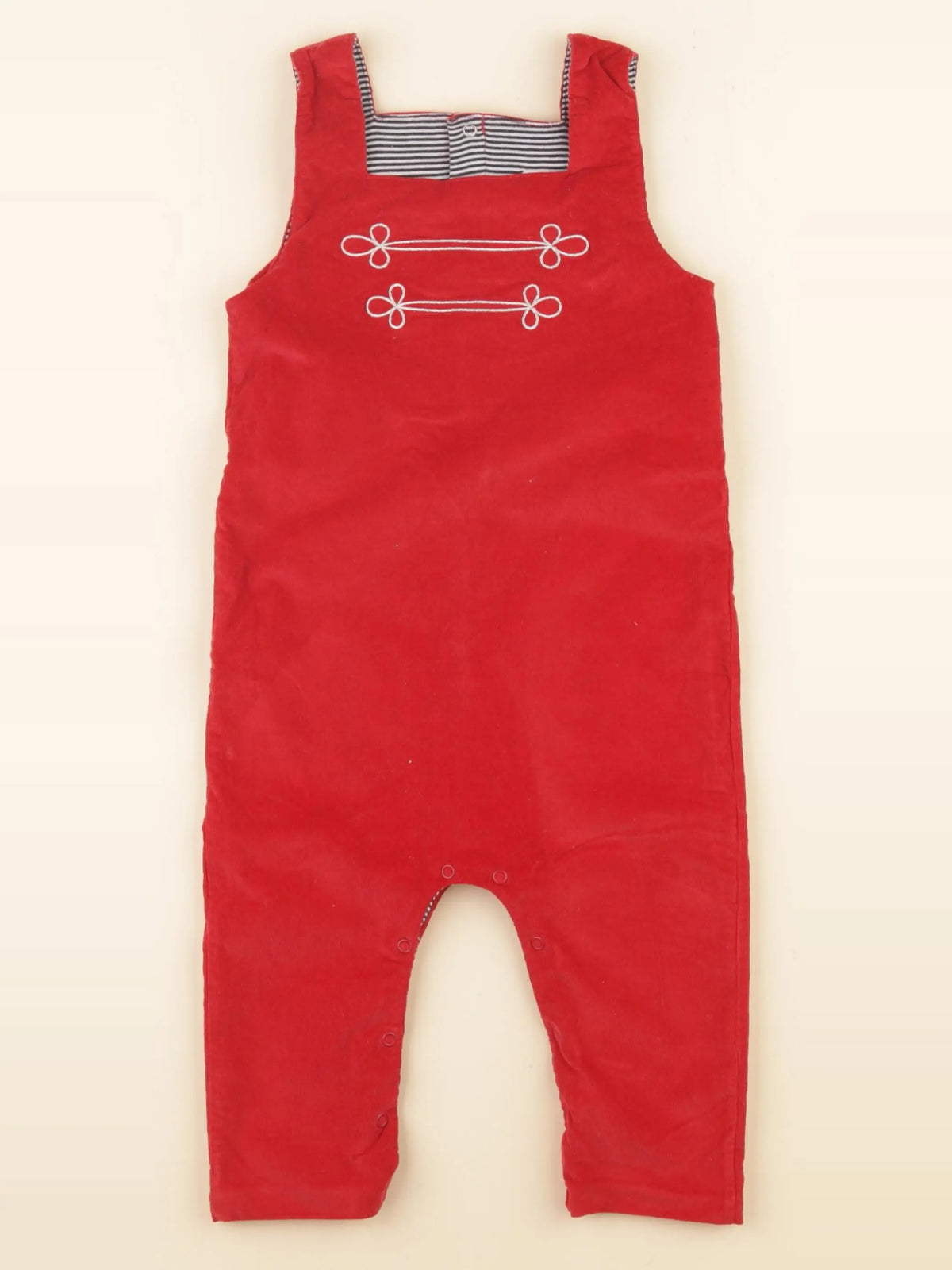 Petit Bateau - combinaison rouge - 18 mois