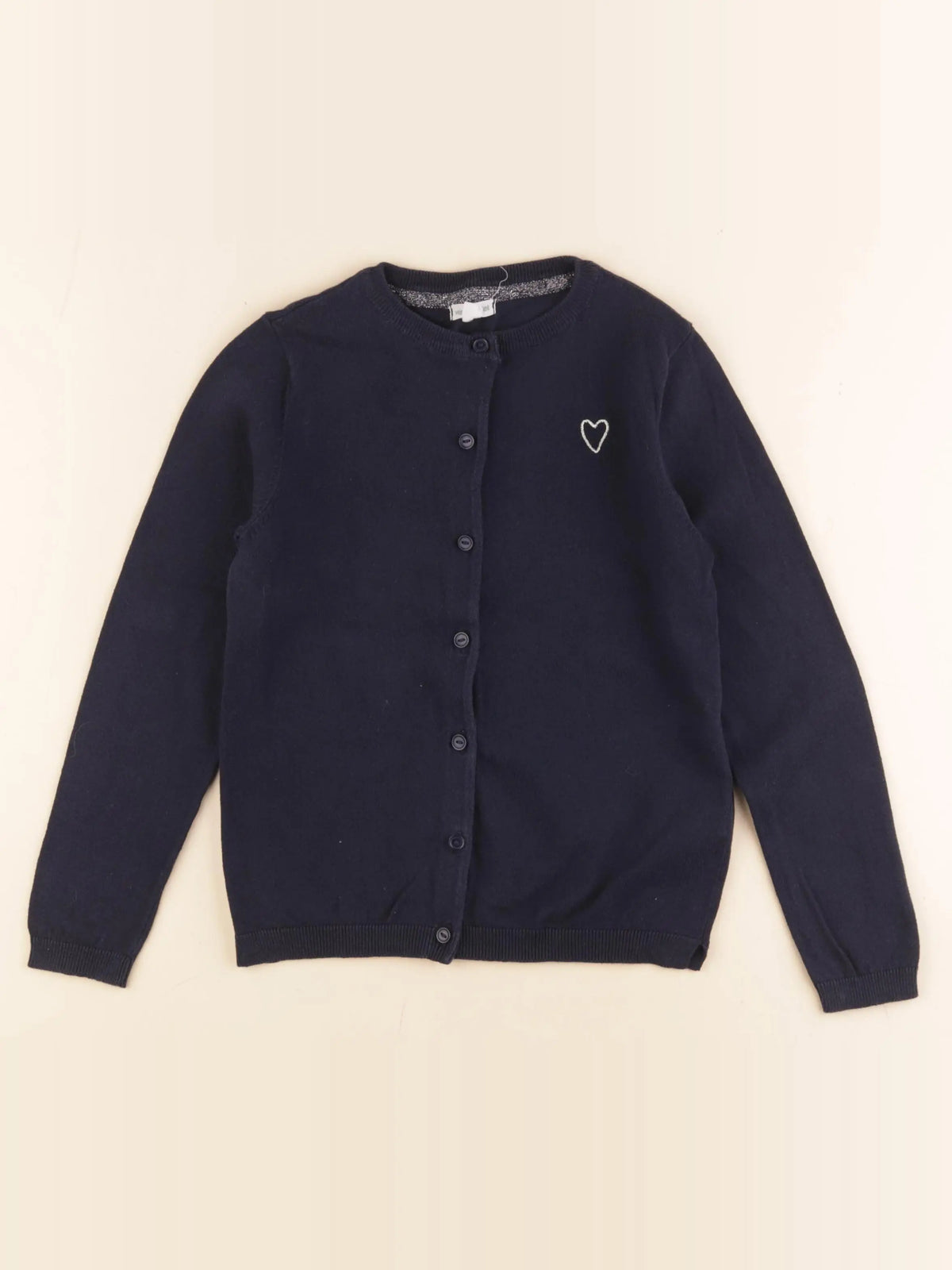 Vertbaudet - gilet bleu - 8 ans